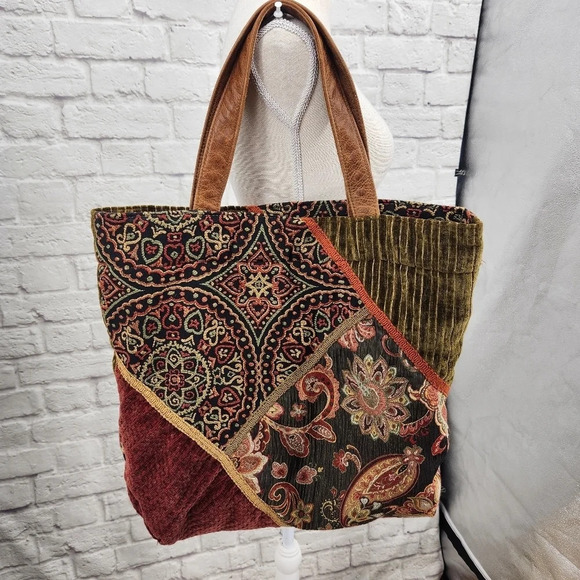 Handmade Tapestry Grandma Core  Shoulder Tote Bag - Picture 9 of 15